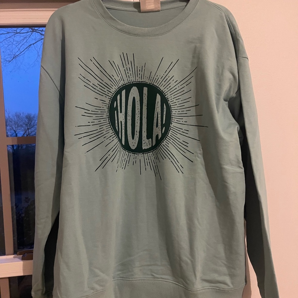 target hola crewneck sweatshirt